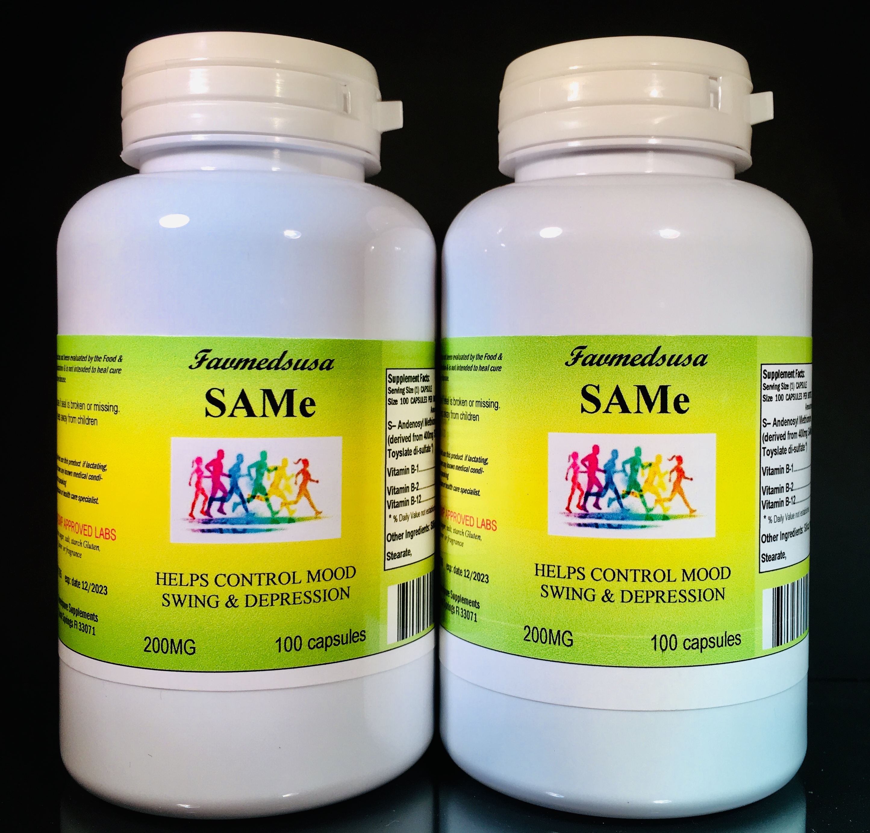 SAM-e 200mg - 200 (2x100) capsules